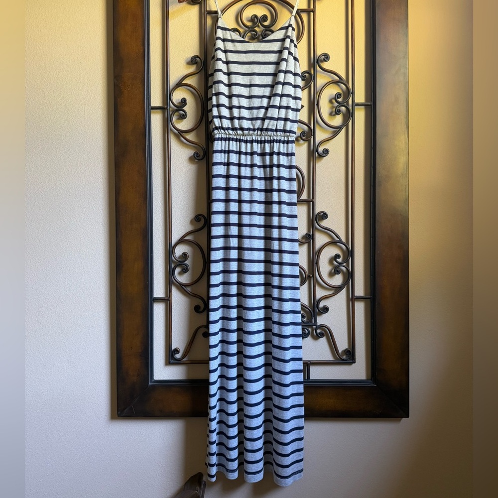 EUC Gap Striped Maxi Dress Size XS